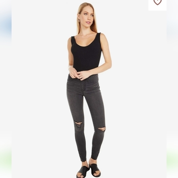 Madewell 9'' Mid-Rise Skinny Jeans - Picture 1 of 7